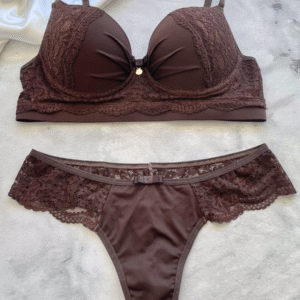 Conjunto de Lingerie Bojo Base Reforçada Fio Duplo Microfibra