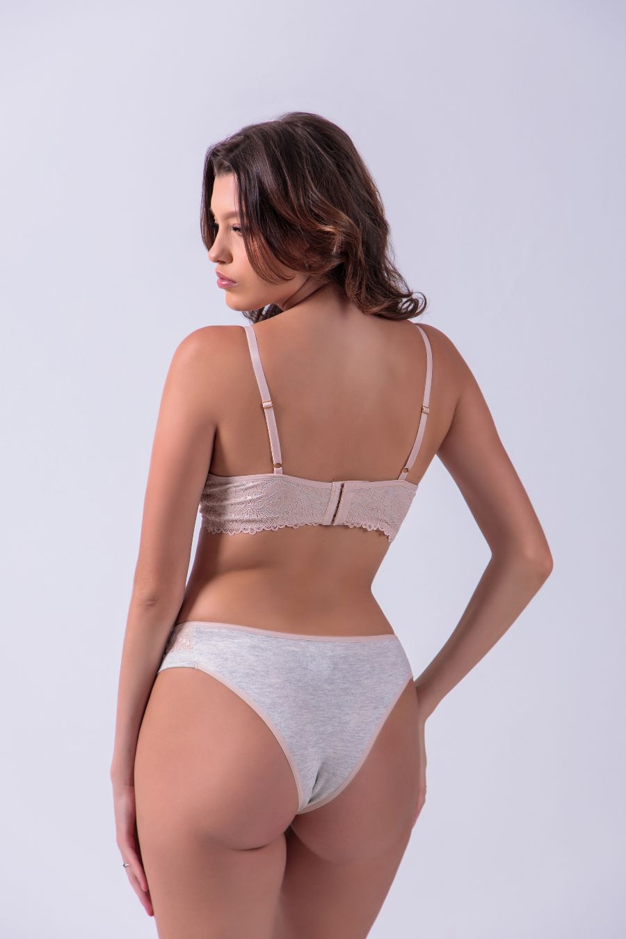 Conjunto Cotton com Renda Sobreposta - Imagem 2