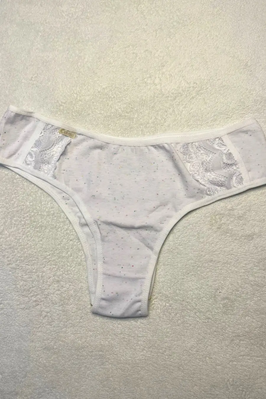 Calcinha em Cotton com Renda - Imagem 3