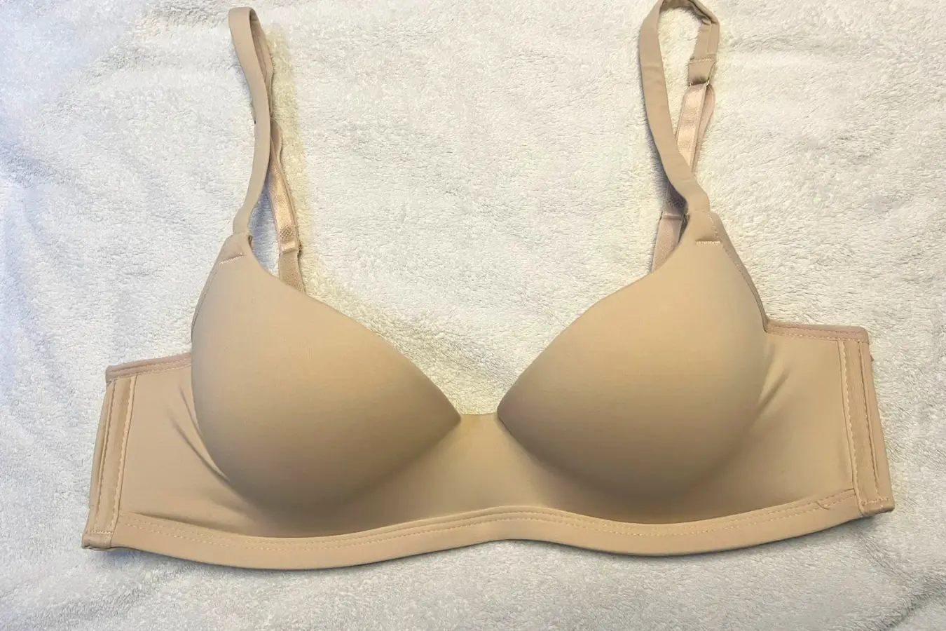Sutiã com base de espuma pala dupla e alças revestidas - Imagem 2