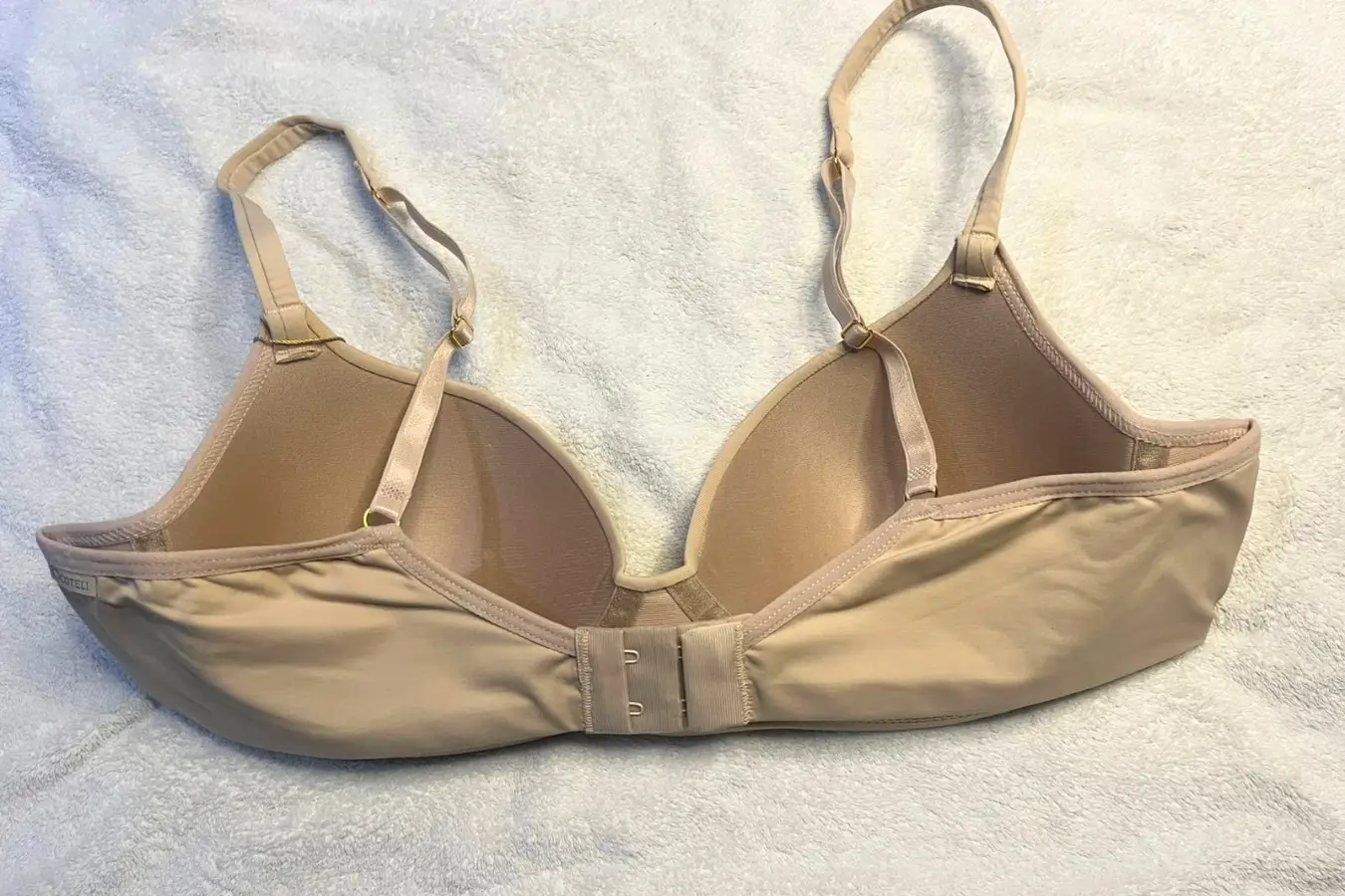 Sutiã com base de espuma pala dupla e alças revestidas - Imagem 3