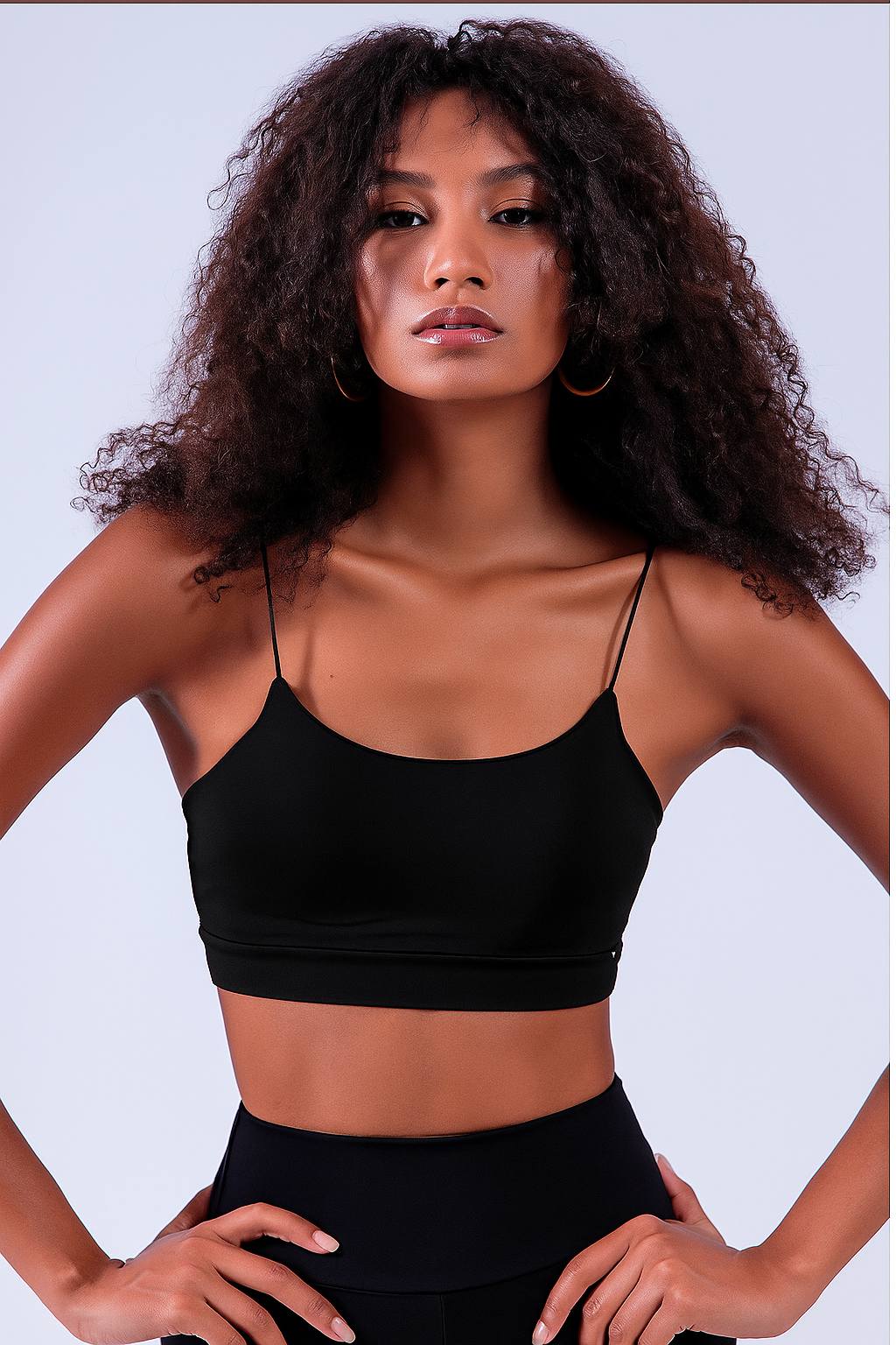 Top em Microfibra e Alça Rolote