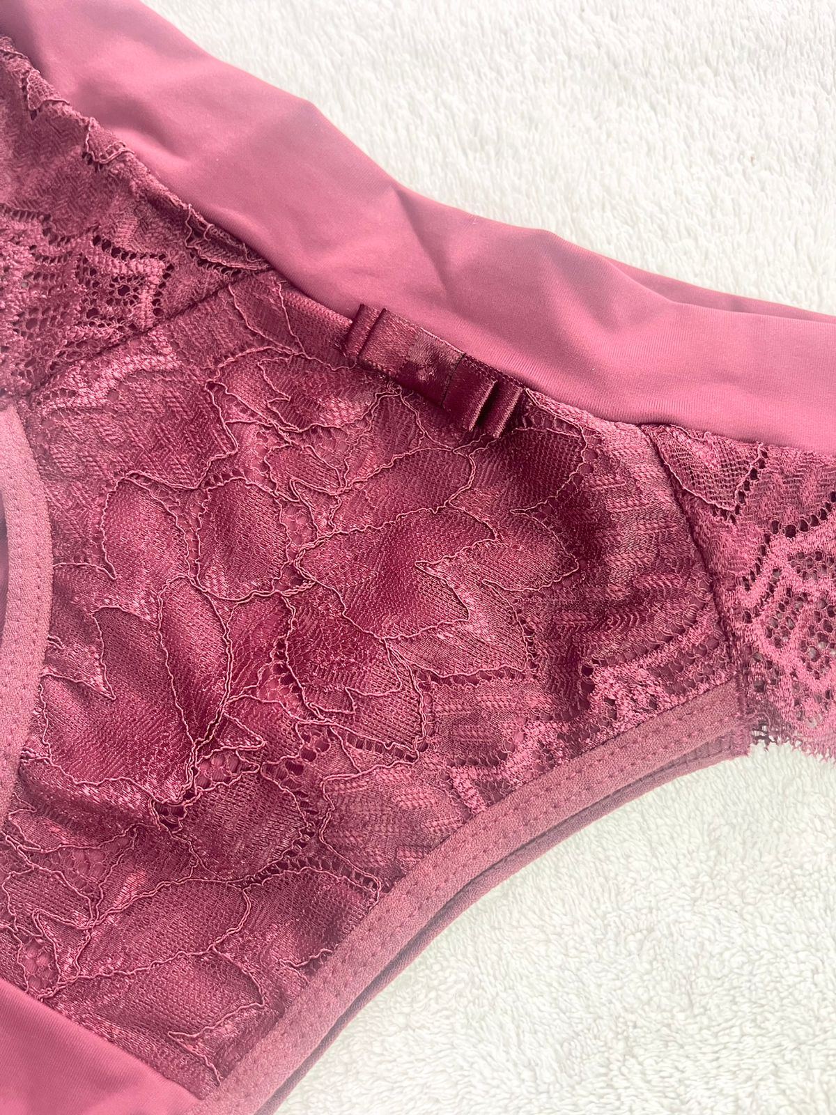 Calcinha em Microfibra com Recorte de Renda - Imagem 5