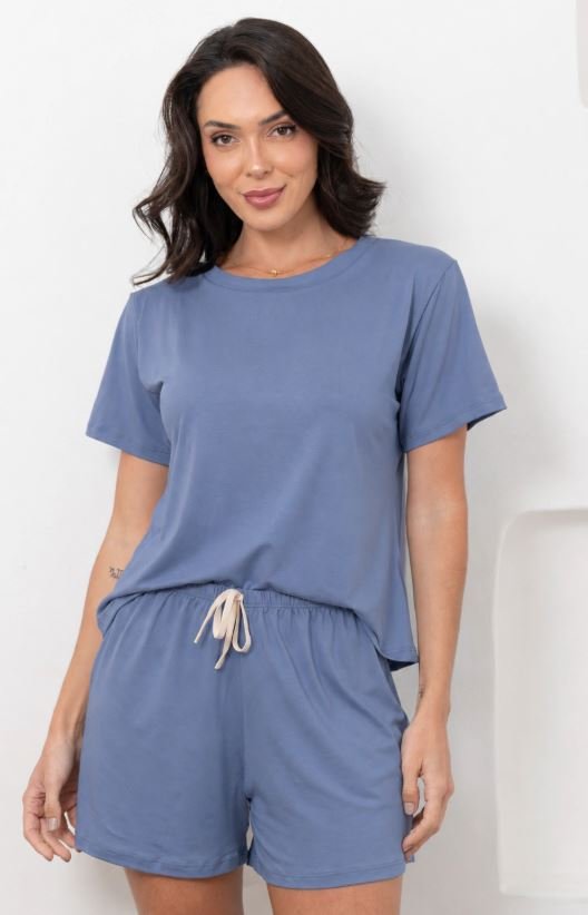 Pijama Feminino Curto Basico Beatriz